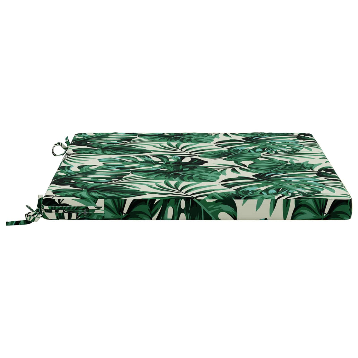 vidaXL Seat Cushions SOEST 4 pcs 100% Polyester Leaf Pattern 4