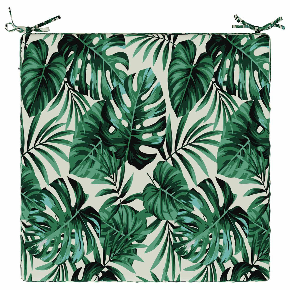 vidaXL Seat Cushions SOEST 4 pcs 100% Polyester Leaf Pattern 6