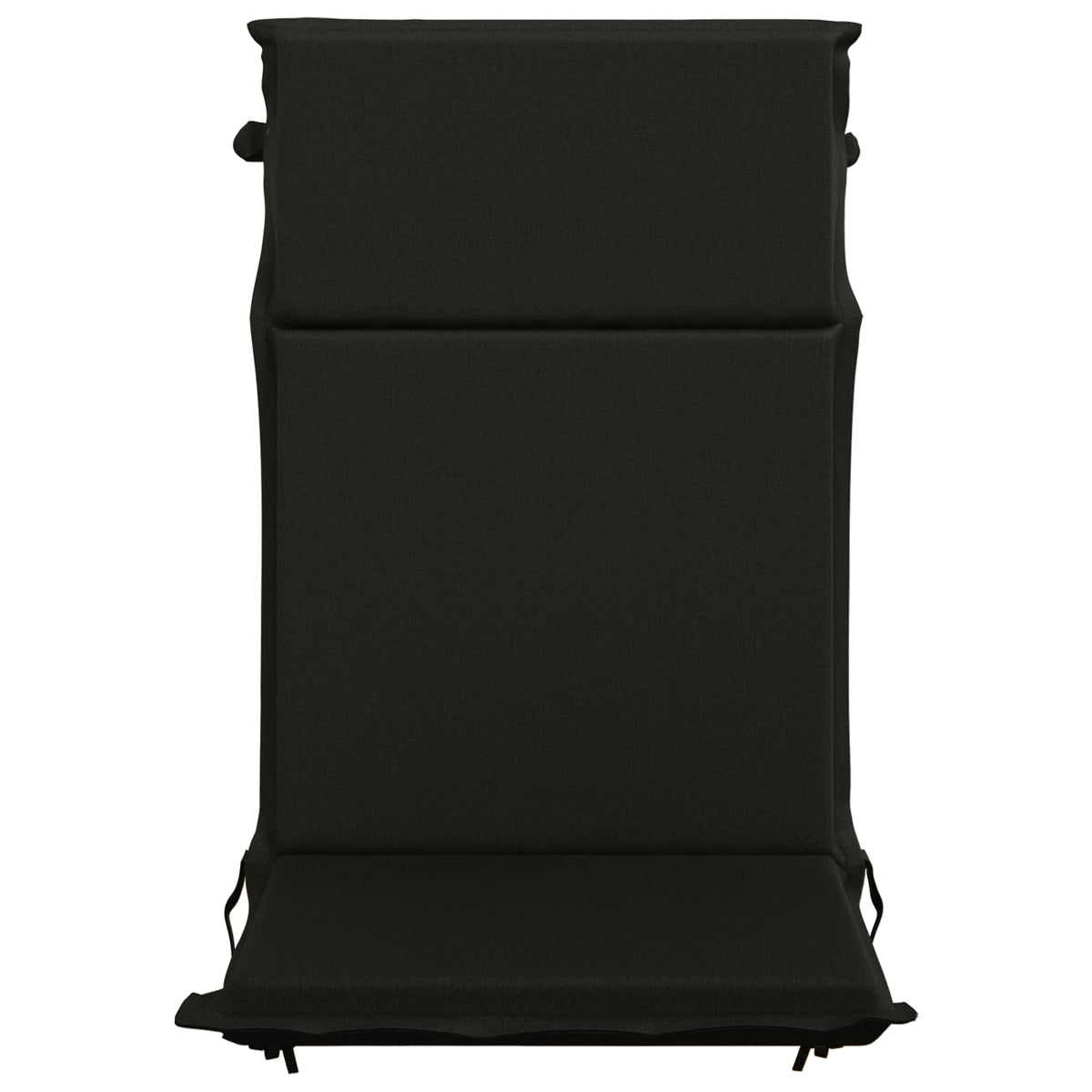 vidaXL High Back Chair Cushion GEMERT 6 pcs 100% Polyester Black 4