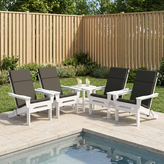 vidaXL High Back Chair Cushion GEMERT 6 pcs 100% Polyester Anthracite 1