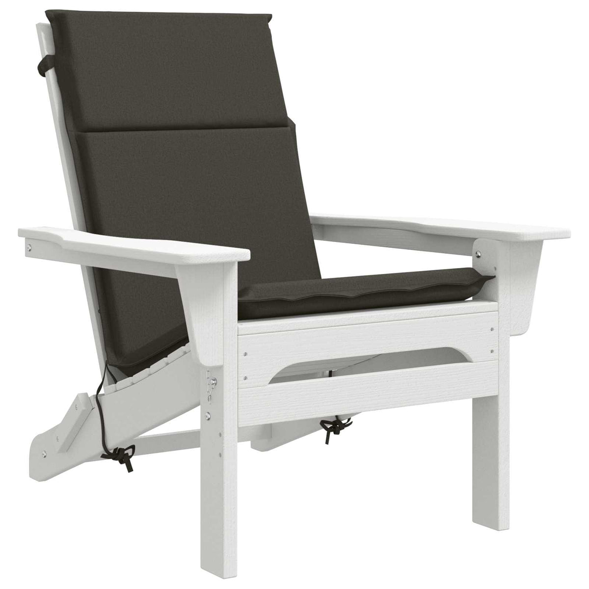 vidaXL High Back Chair Cushion GEMERT 6 pcs 100% Polyester Anthracite 3