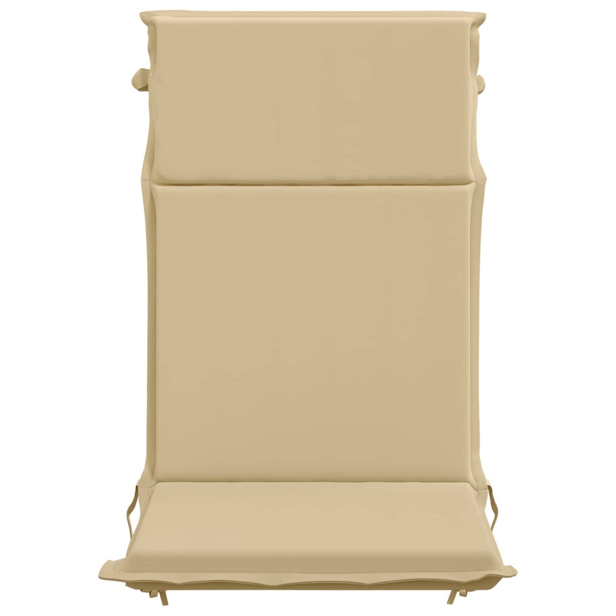 vidaXL High Back Chair Cushion GEMERT 4 pcs 100% Polyester Beige 4
