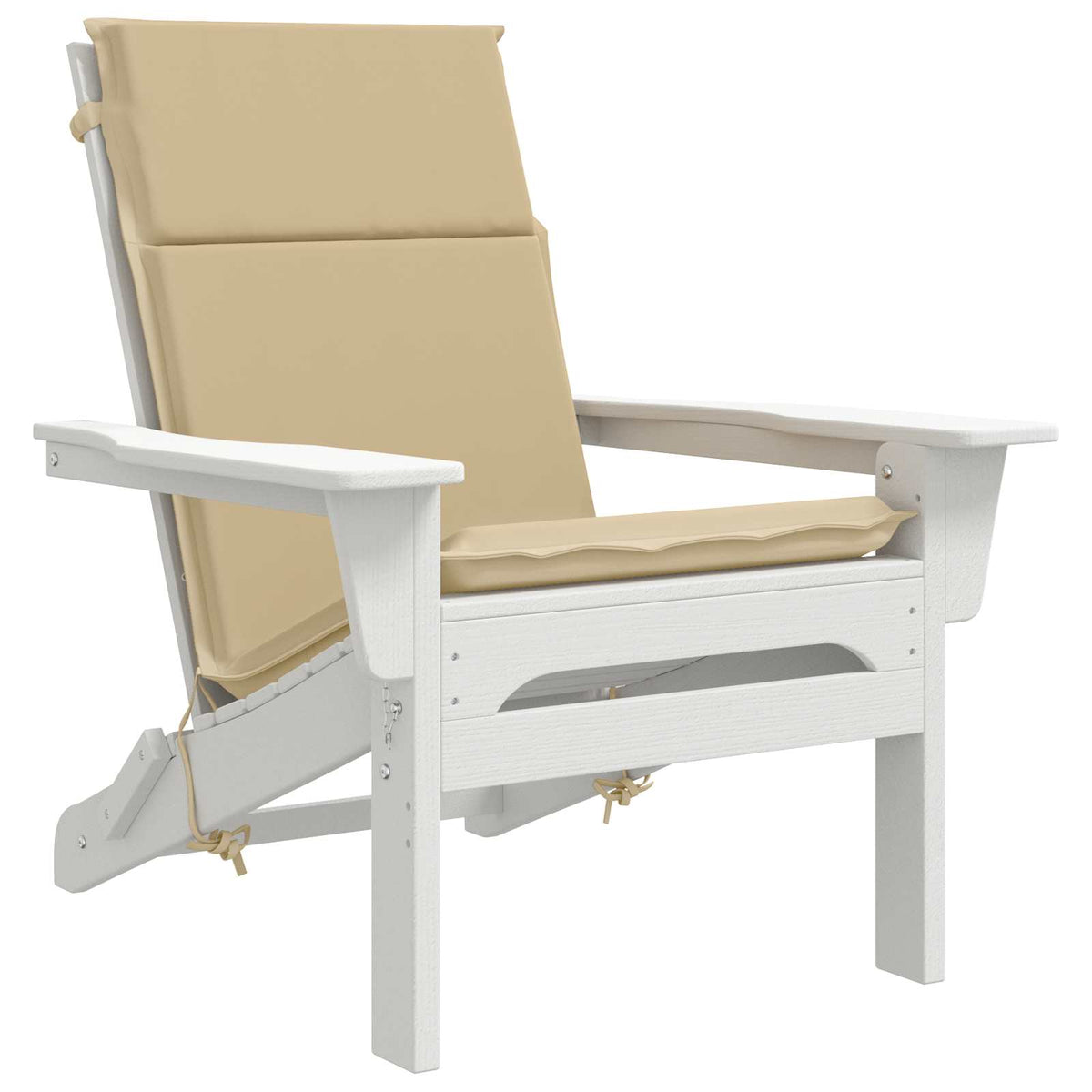 vidaXL High Back Chair Cushion GEMERT 6 pcs 100% Polyester Beige 3