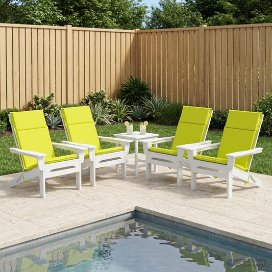 vidaXL High Back Chair Cushion GEMERT 4 pcs 100% Polyester 1