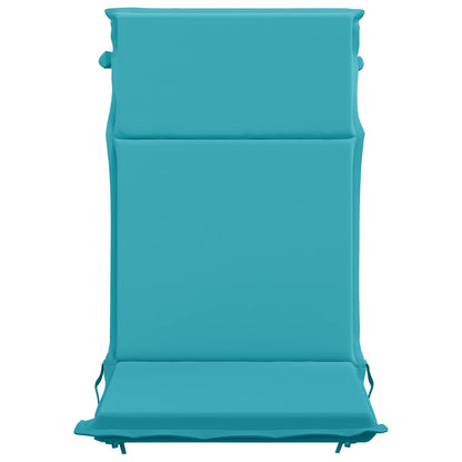 vidaXL High Back Chair Cushion GEMERT 6 pcs 100% Polyester Turquoise 4