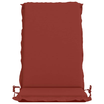 vidaXL High Back Chair Cushion GEMERT 4 pcs 100% Polyester Red 4