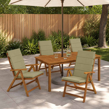 High Back Chair Cushion GEMERT 100% Polyester High Back Cushion (melange) Light green 4