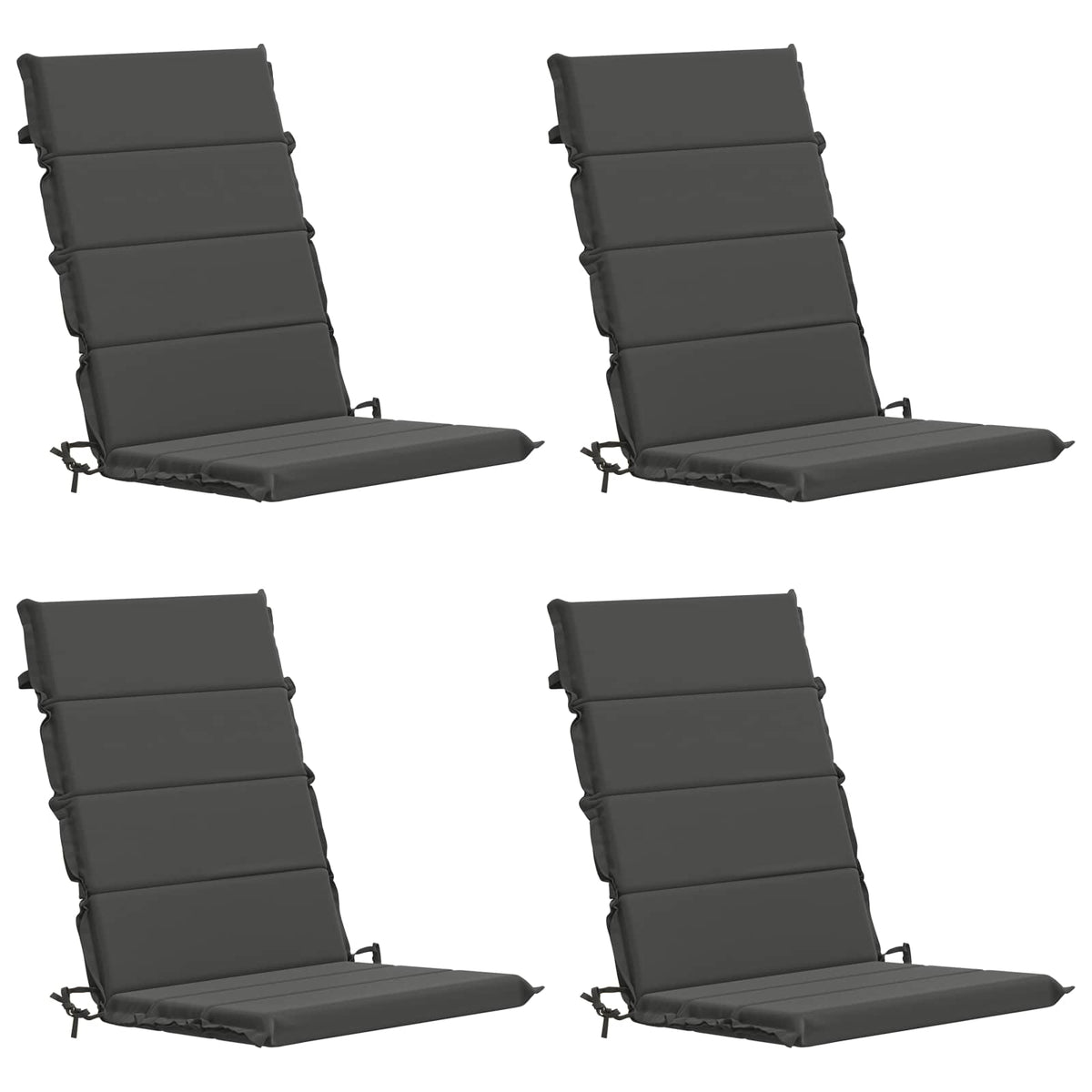 High Back Chair Cushion GEMERT 100% Polyester High Back Cushion (polyester) 4 pcs Anthracite