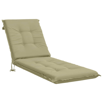 vidaXL Sunlounger Cushion GEMERT 100% Polyester Light Green 2