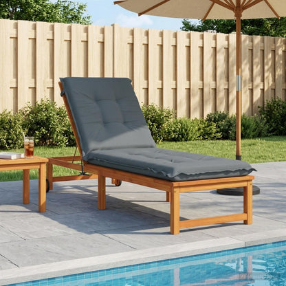 vidaXL Sunlounger Cushion GEMERT 100% Polyester Blue 190 x 60 x 9 cm 1