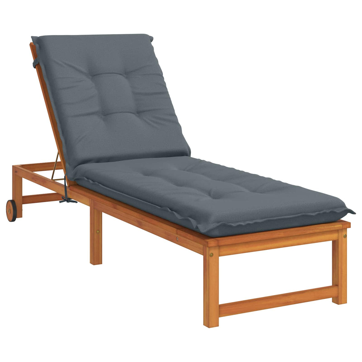 vidaXL Sunlounger Cushion GEMERT 100% Polyester Blue 190 x 60 x 9 cm 3