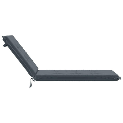 vidaXL Sunlounger Cushion GEMERT 100% Polyester Blue 190 x 60 x 9 cm 5