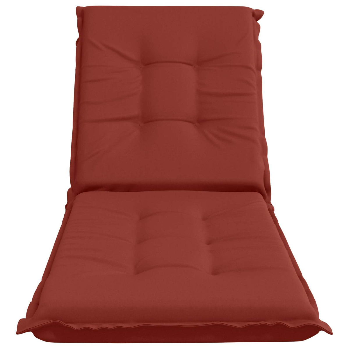 vidaXL Sunlounger Cushion GEMERT 100% Polyester Red 190 x 60 x 9 cm 4