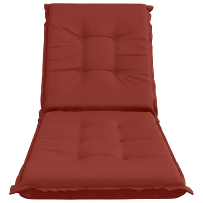 vidaXL Sunlounger Cushion GEMERT 100% Polyester Red 190 x 60 x 9 cm 4