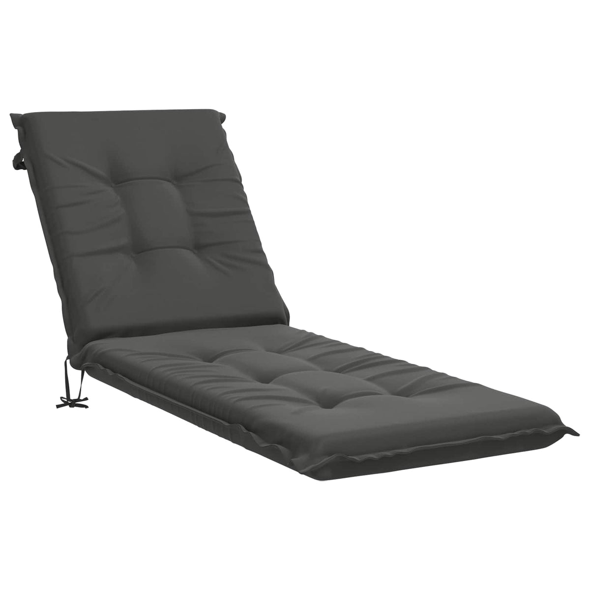 vidaXL Sunlounger Cushion GEMERT 100% Polyester Anthracite 2