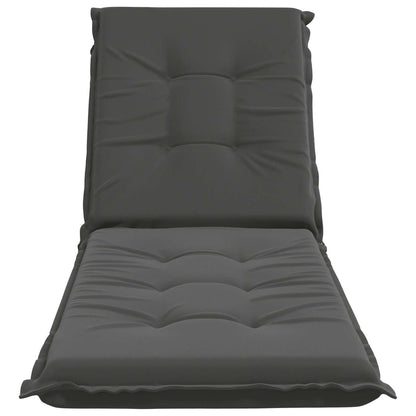 vidaXL Sunlounger Cushion GEMERT 100% Polyester Anthracite 4