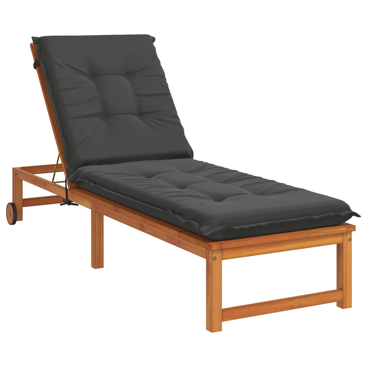 vidaXL Sunlounger Cushion GEMERT 100% Polyester Anthracite 3