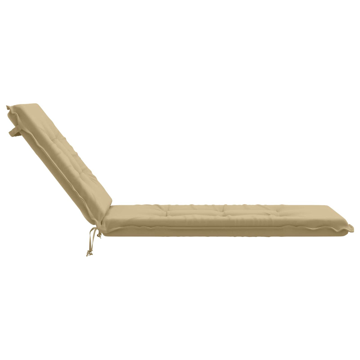vidaXL Sunlounger Cushion GEMERT 100% Polyester Beige 190 x 60 x 9 cm 5
