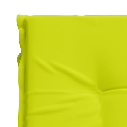 vidaXL Sunlounger Cushion GEMERT 100% Polyester Bright Green 6