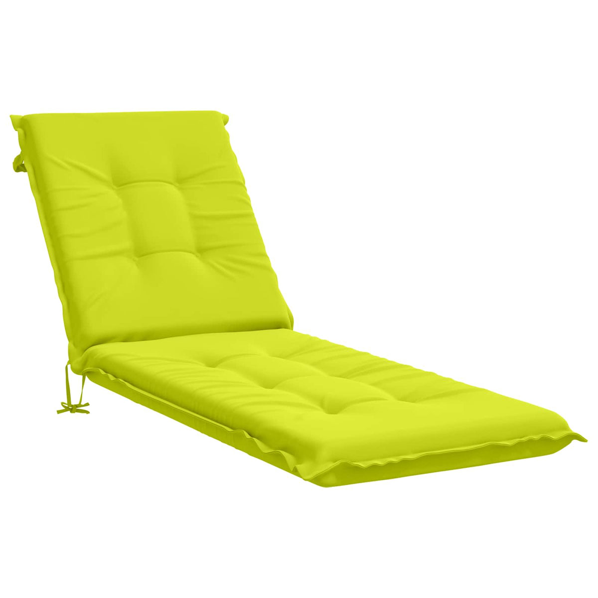 vidaXL Sunlounger Cushion GEMERT 100% Polyester Bright Green 2