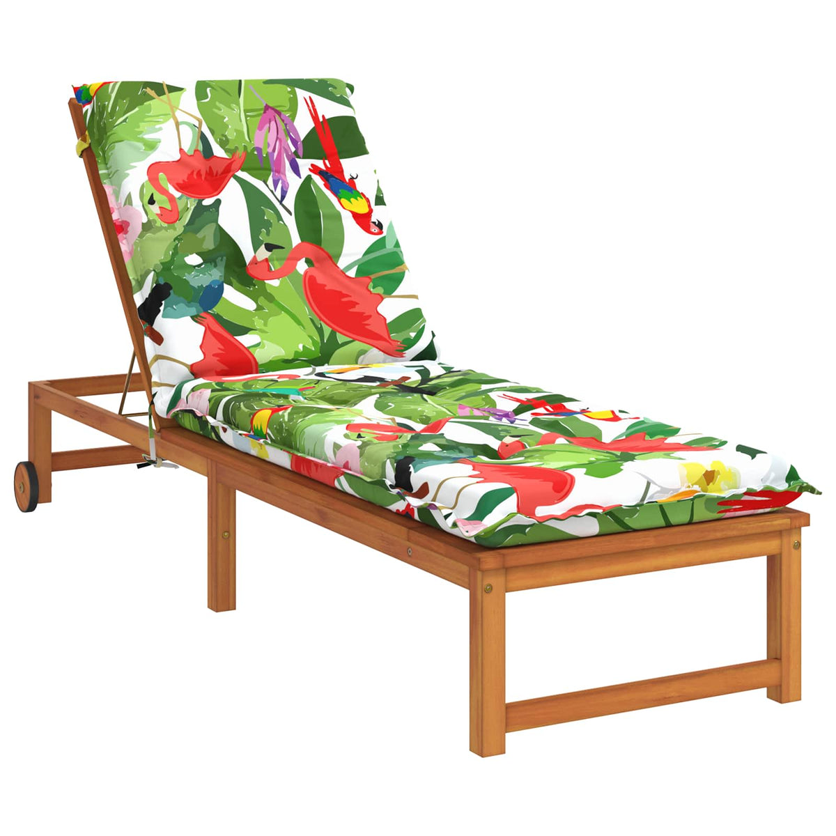 vidaXL Sunlounger Cushion GEMERT 100% Polyester Multicolour 3