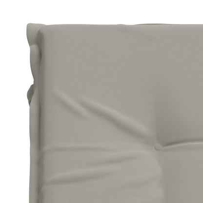 vidaXL Sunlounger Cushion GEMERT 100% Polyester Grey 190 x 60 x 9 cm 6