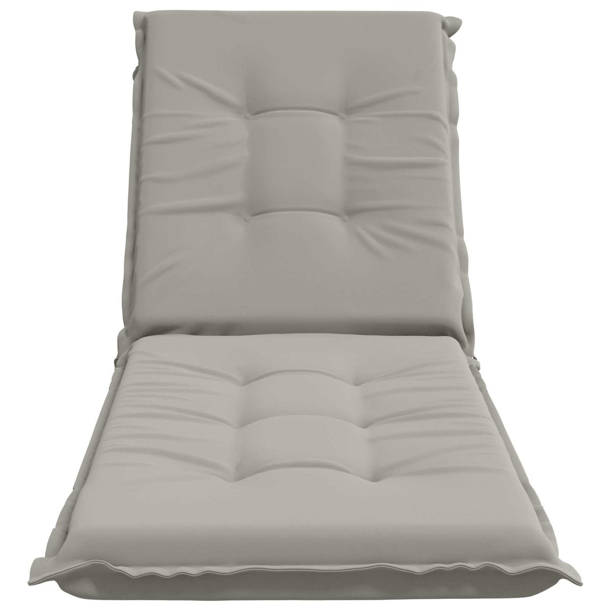 vidaXL Sunlounger Cushion GEMERT 100% Polyester Grey 190 x 60 x 9 cm 4