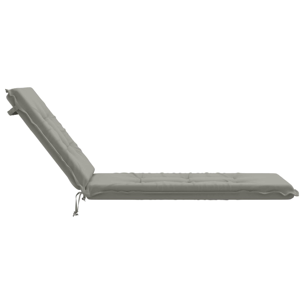 vidaXL Sunlounger Cushion GEMERT 100% Polyester Grey 190 x 60 x 9 cm 5