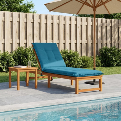 vidaXL Sunlounger Cushion GEMERT 100% Polyester Light Blue 1