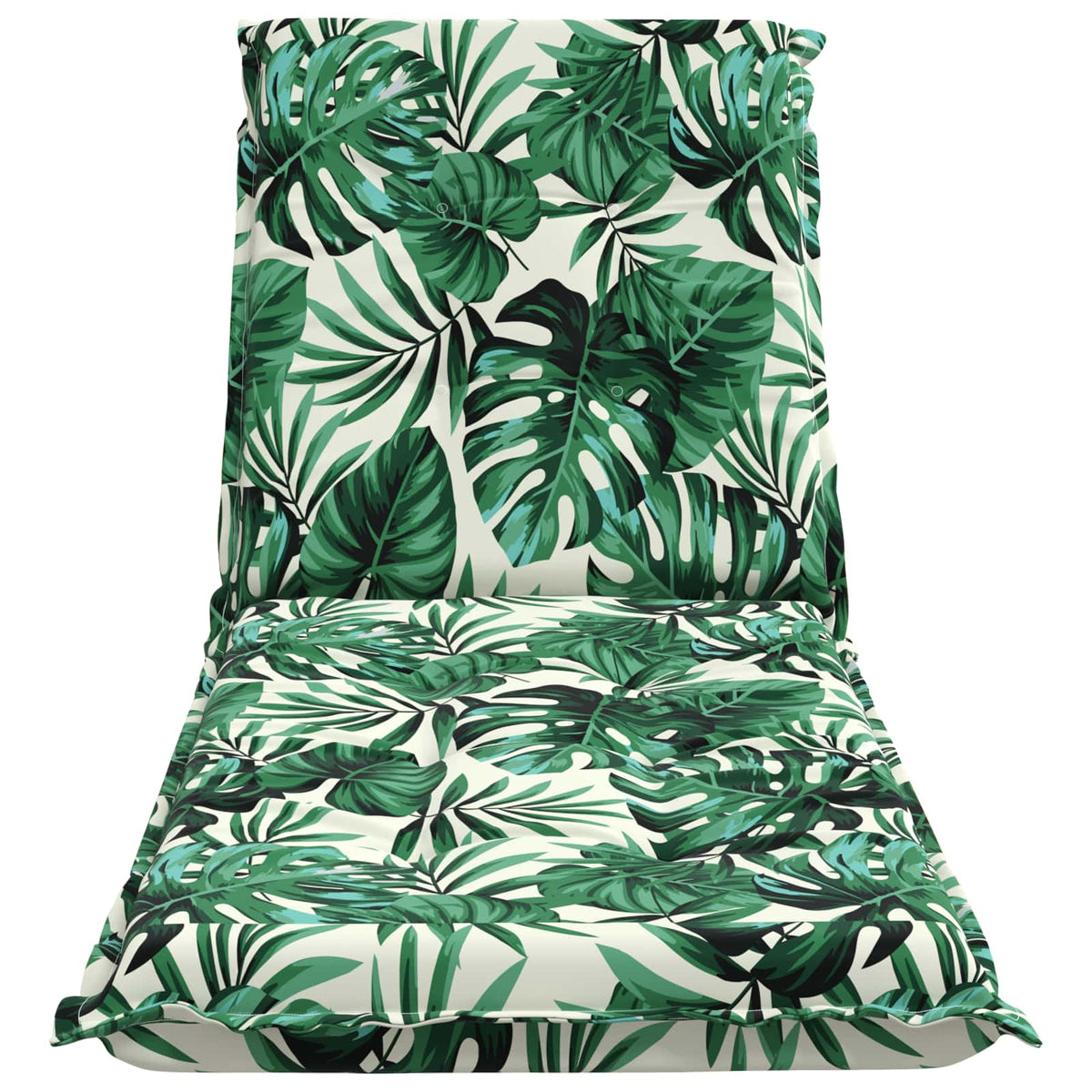 vidaXL Sunlounger Cushion GEMERT 100% Polyester Leaf Pattern 4
