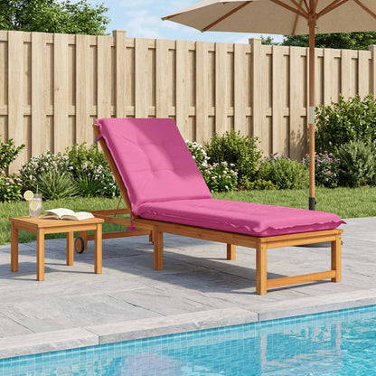 vidaXL Sunlounger Cushion GEMERT 100% Polyester Pink 190 x 60 x 9 cm 1