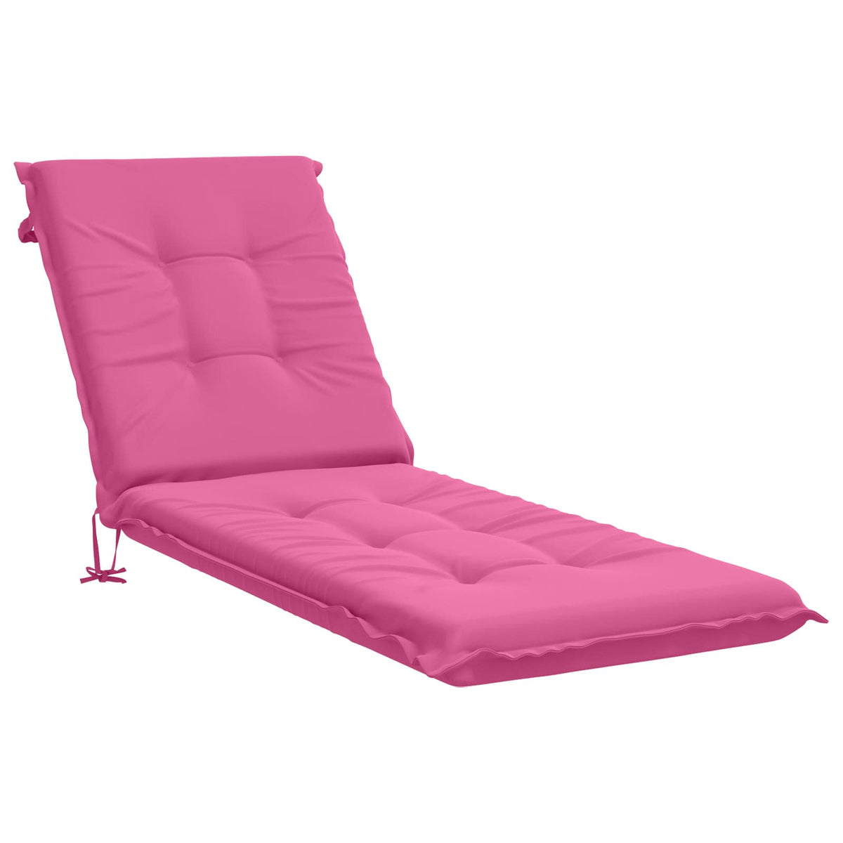 vidaXL Sunlounger Cushion GEMERT 100% Polyester Pink 190 x 60 x 9 cm 2