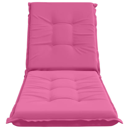 vidaXL Sunlounger Cushion GEMERT 100% Polyester Pink 190 x 60 x 9 cm 4