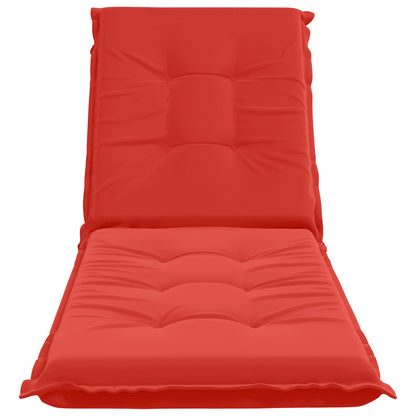 vidaXL Sunlounger Cushion GEMERT 100% Polyester Red 190 x 60 x 9 cm 4