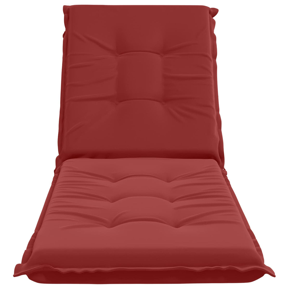 vidaXL Sunlounger Cushion GEMERT 100% Polyester Wine Red 4