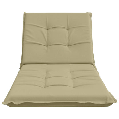 vidaXL Sunlounger Cushion GEMERT 100% Polyester Light Green 4