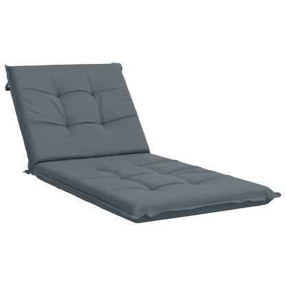 Sunlounger Cushion GEMERT 100% Polyester Melange 190 x 70 x 9 cm Blue