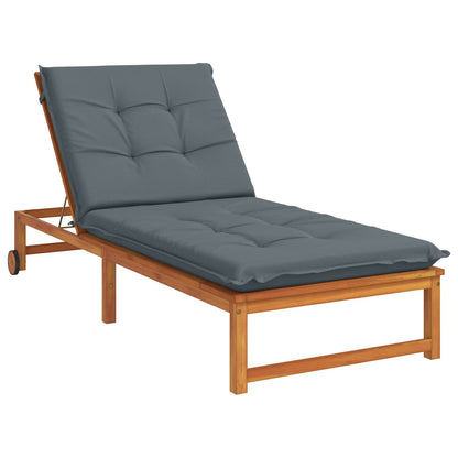 vidaXL Sunlounger Cushion GEMERT 100% Polyester Blue 190 x 70 x 9 cm 3