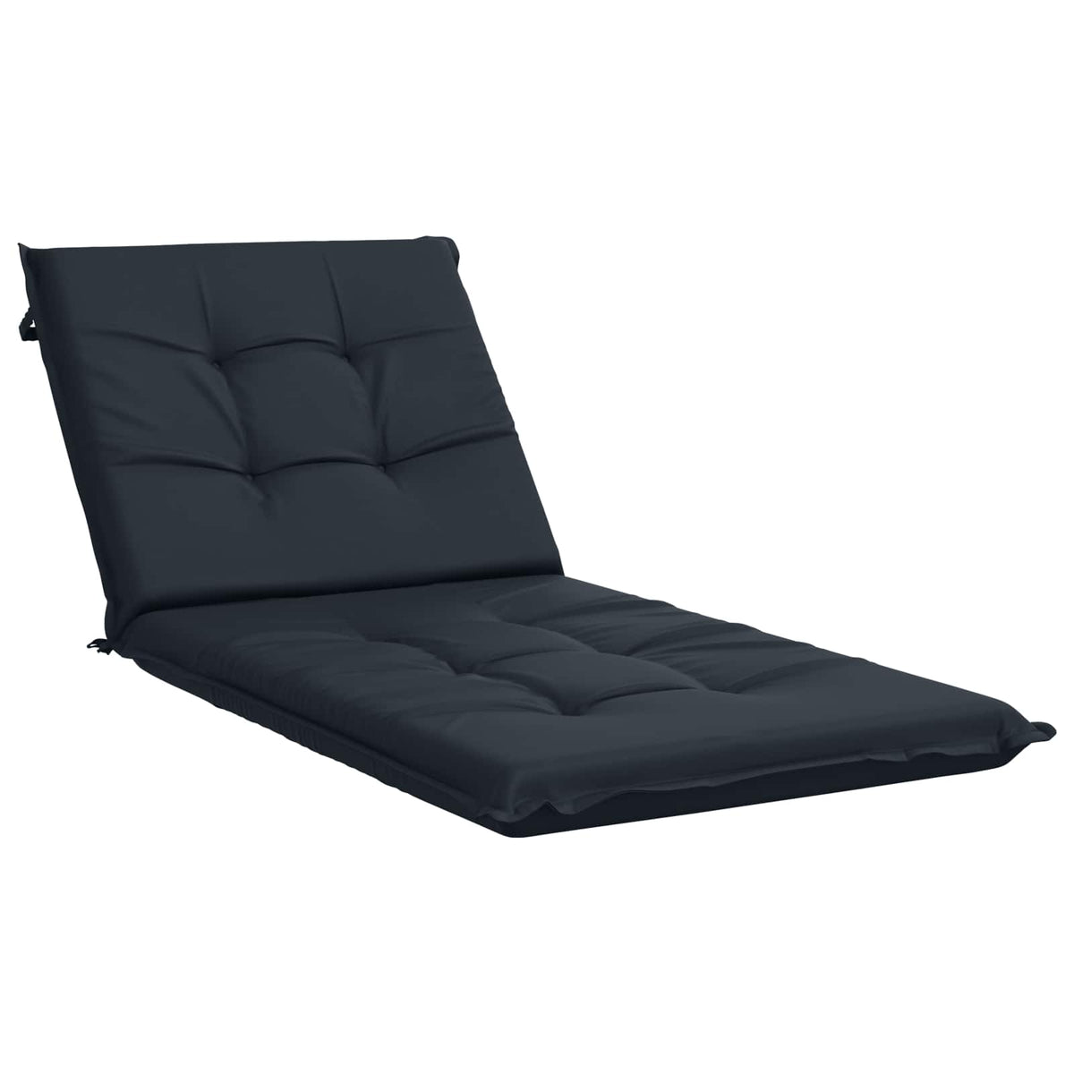 Sunlounger Cushion GEMERT 100% Polyester Melange 190 x 70 x 9 cm Dark blue