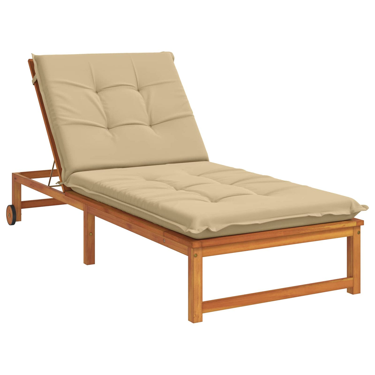 Sunlounger Cushion GEMERT Polyester 190 x 70 x 9 cm Beige