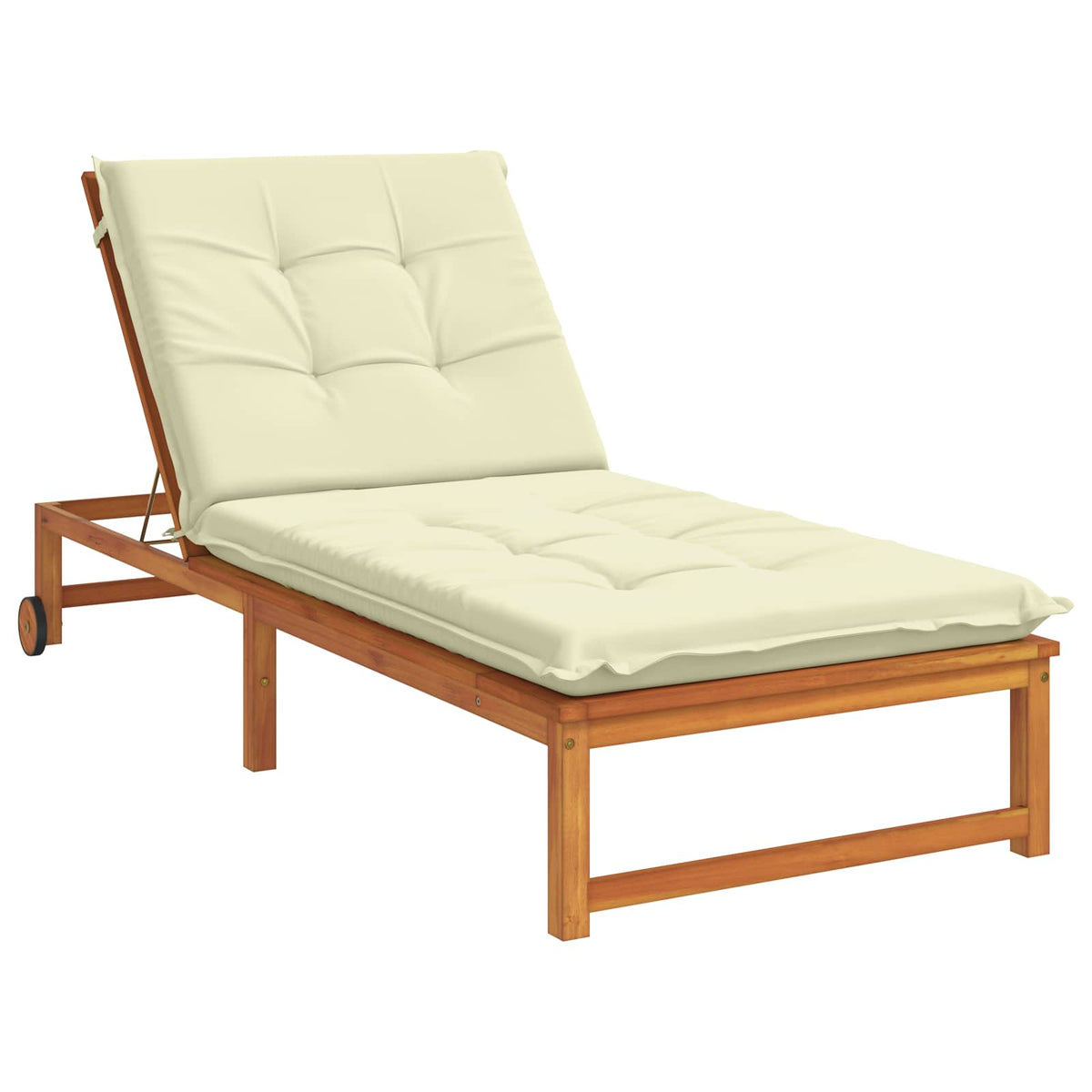 Sunlounger Cushion GEMERT Polyester 190 x 70 x 9 cm Cream