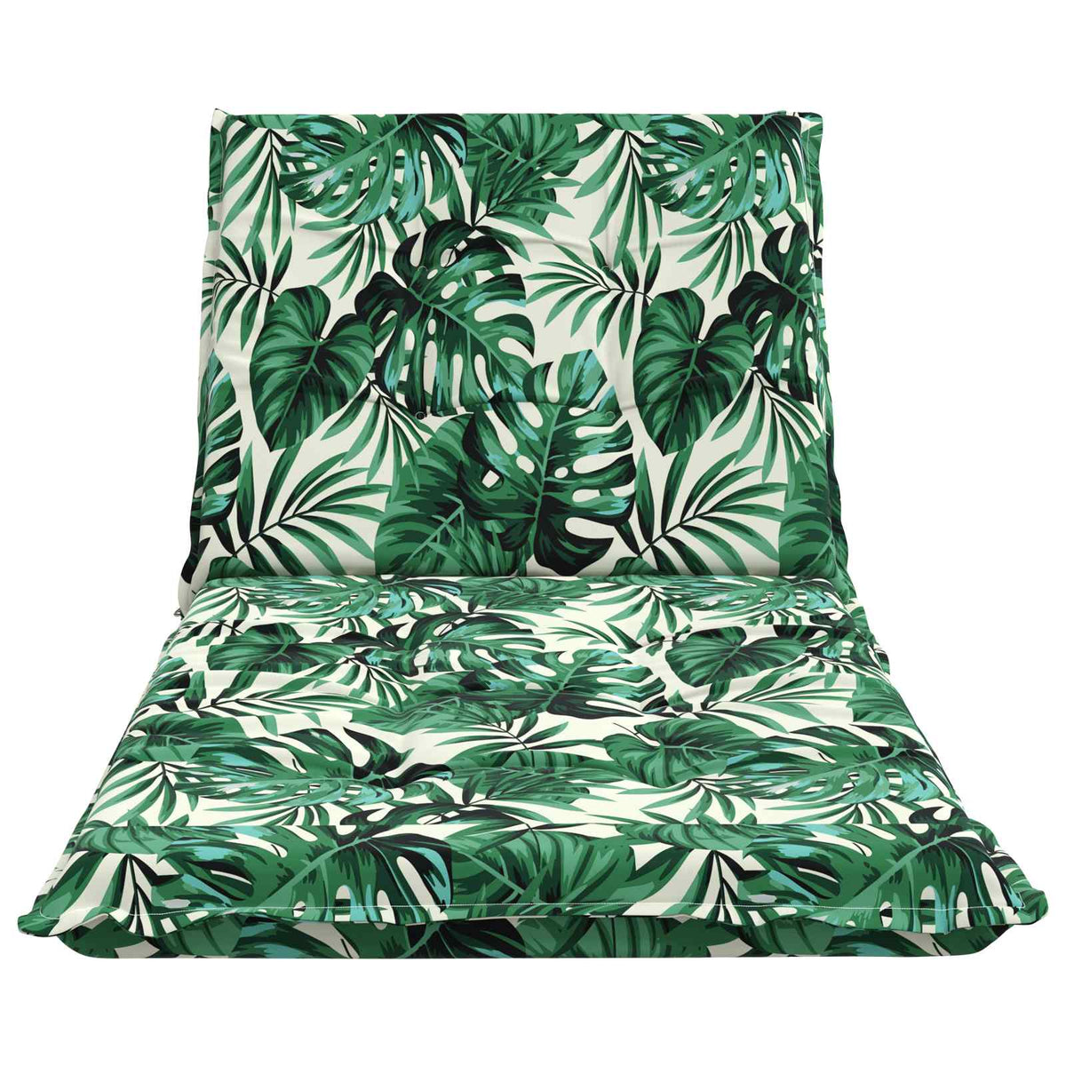 vidaXL Sunlounger Cushion GEMERT 100% Polyester Leaf Pattern 4