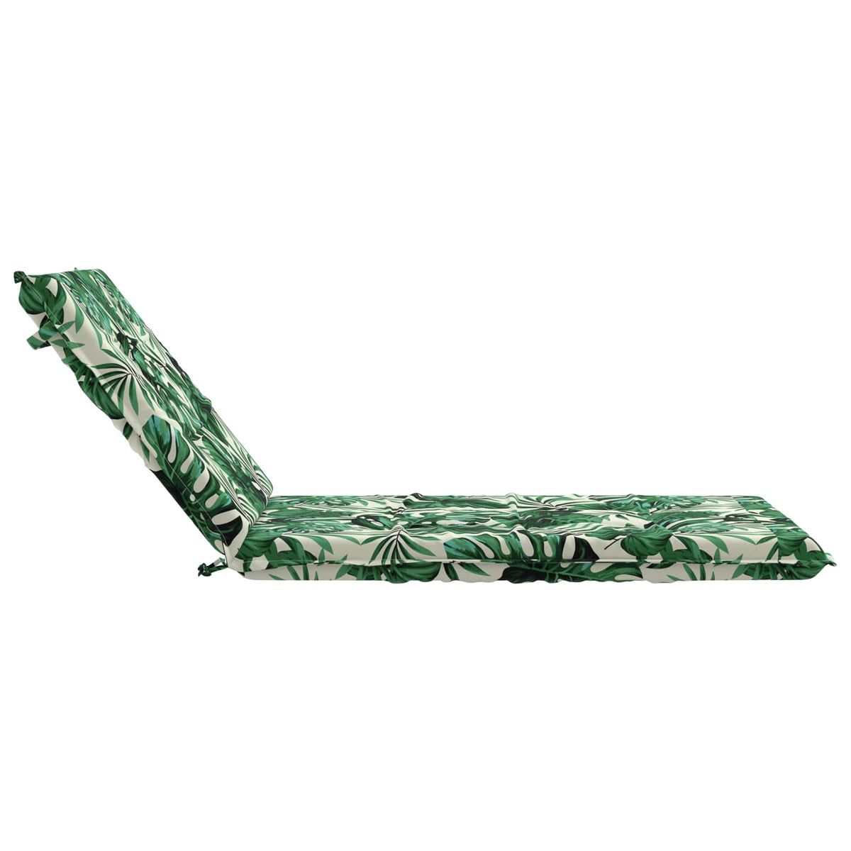 vidaXL Sunlounger Cushion GEMERT 100% Polyester Leaf Pattern 5