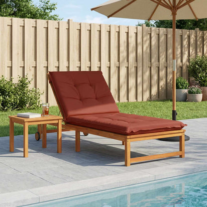Sunlounger Cushion GEMERT Polyester Red