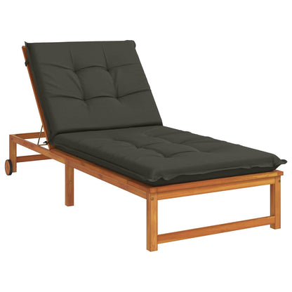 vidaXL Sunlounger Cushion GEMERT 100% Polyester Anthracite 3