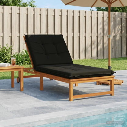 Sunlounger Cushion GEMERT Polyester 190 x 70 x 9 cm Black