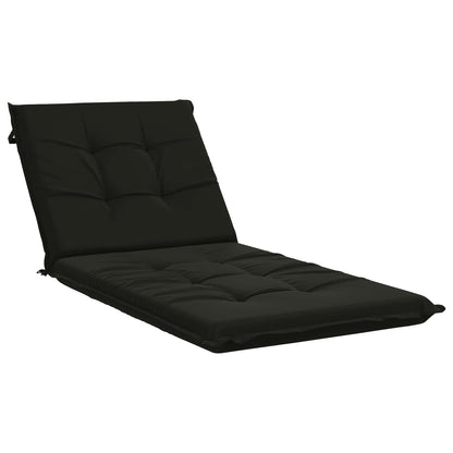 Sunlounger Cushion GEMERT Polyester 190 x 80 x 9 cm Black