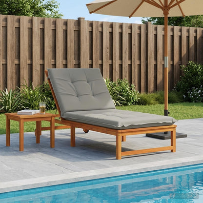 Sunlounger Cushion GEMERT Polyester 190 x 80 x 9 cm Grey