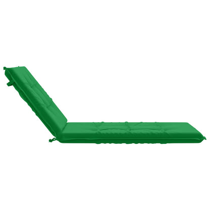vidaXL Sunlounger Cushion GEMERT 100% Polyester Green 190 x 80 x 9 cm 5
