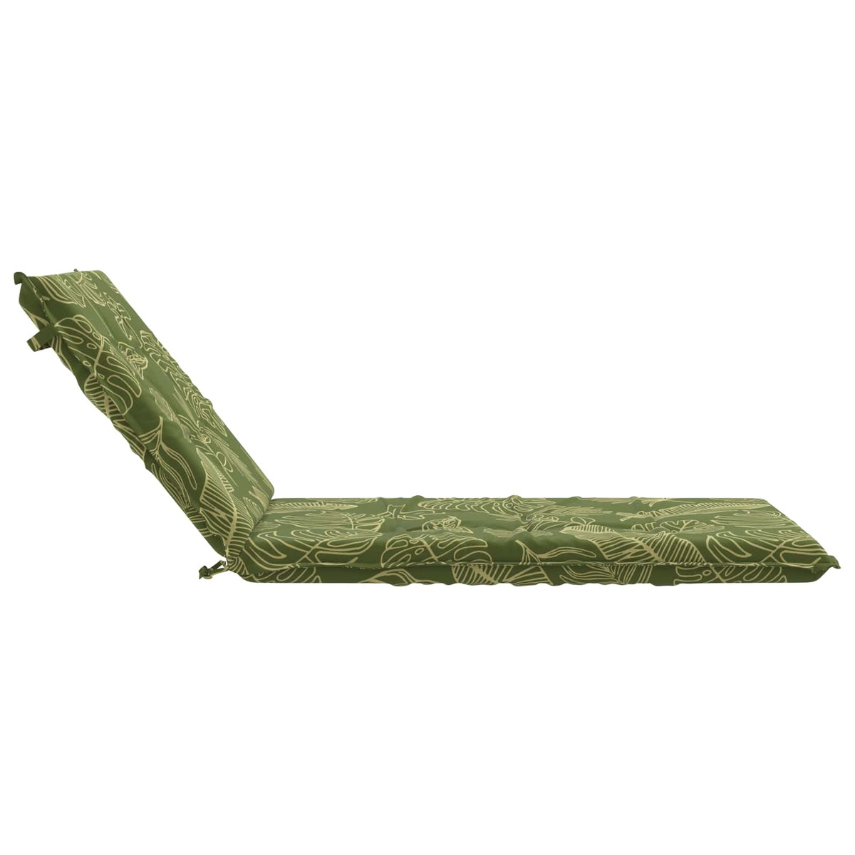 vidaXL Sunlounger Cushion GEMERT 100% Polyester Leaf Design 5